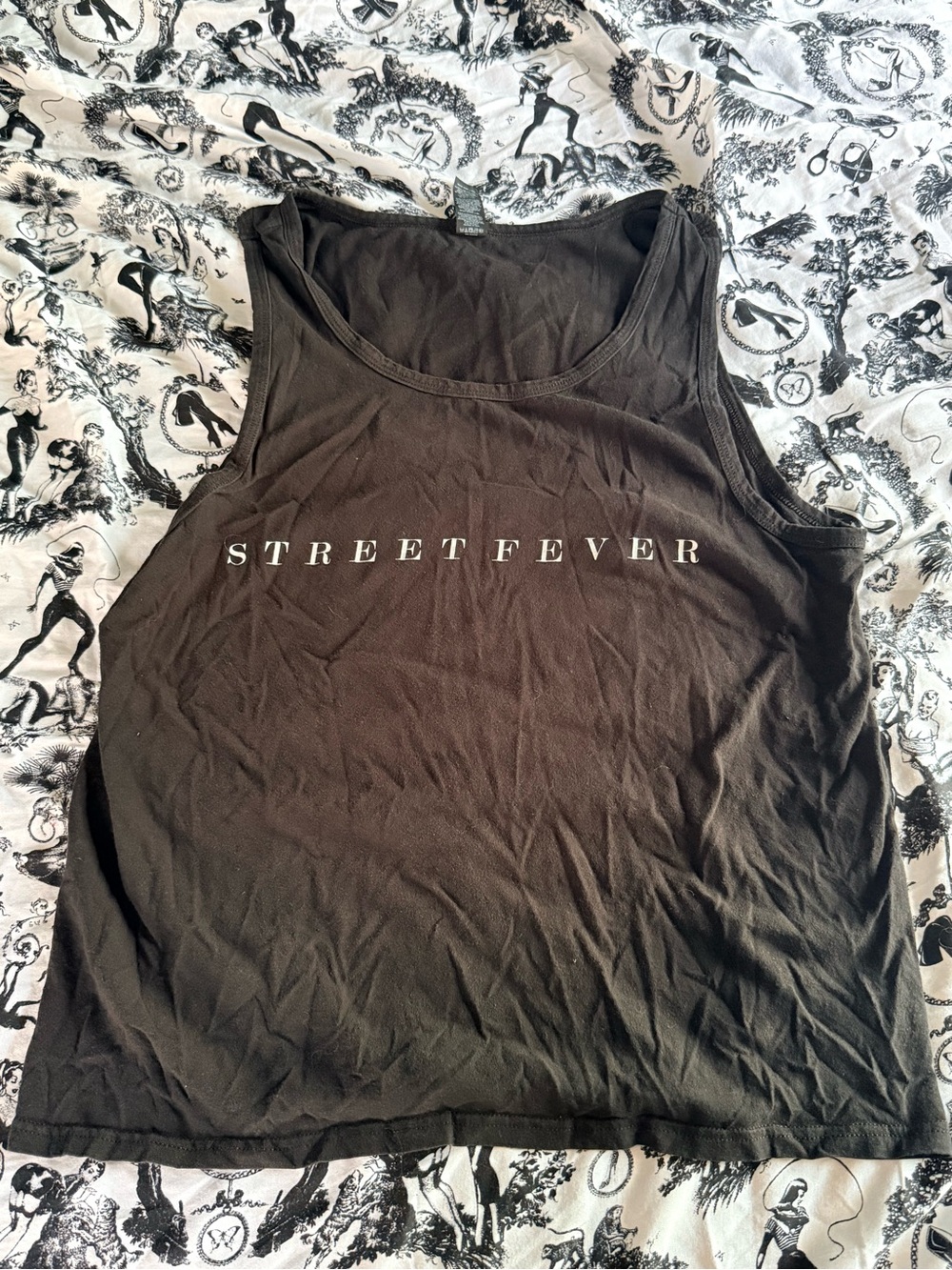 *rare* Official STREET FEVER tank top Sz S